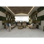 Outdoor ceramic floor tiles, dimensions 43 x 43 cm, thickness 12 mm, gray color |  Saudi Ceramics