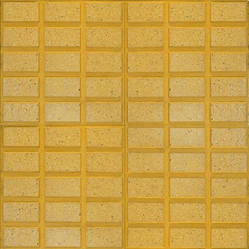 بلاط موزايكو أصفر 111 مقاس 40×40 سم تصميم متين | الحسنية للبلاط والانترلوك