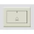 Doorbell Switch, Art DNA Brand, Beige Color, Size 7×7 cm, 16 Amp