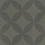 Geometric wallpaper, dark beige color, length 10 m, width 0.73 m, model 45148   