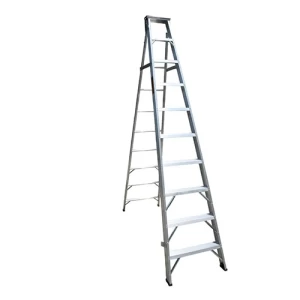 Two in One Aluminum Ladder 10 Steps, Max Length 5.6 m | ARAB PROS COMPANY