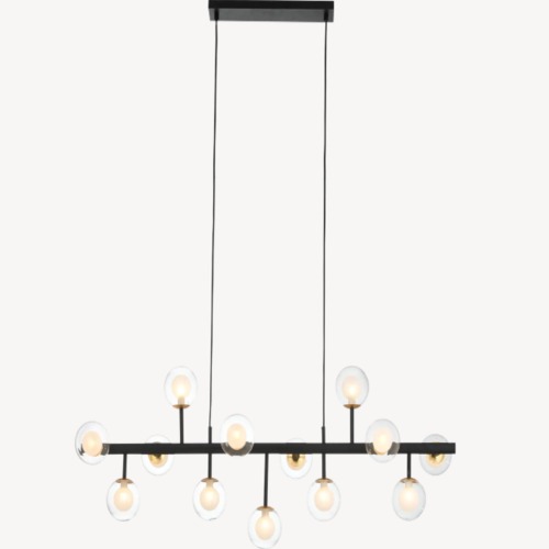 Luxurious Black and Gold Ceiling Pendant 132x56x158 cm | Abyat Company