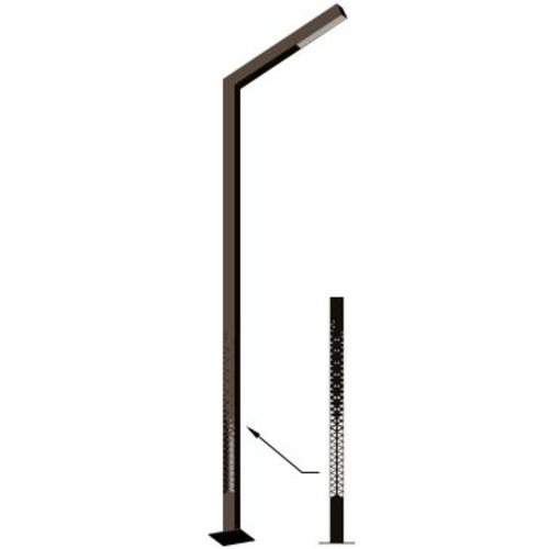 Garden Lighting Pole Length 5.5 meter, Base 400×300 mm | 