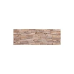 Indoor Wall Ceramic, Glossy Finish, Beige Wood, Dimensions 40x120 cm
