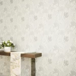 ورق جداري تصميم مشجر، مقاس 10 م×50 سم، لون بيج