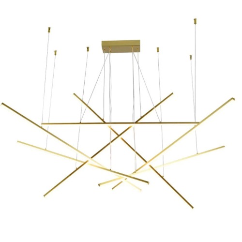Chandelier Luxury Design 200 cm Length 180 cm Width Golden Color | 