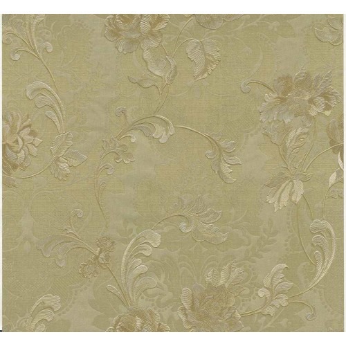 Floral Wall Decoration 10m x 0.73m Dark Beige | Balbaid Decor Company