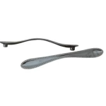 مقبض خزانة مطبخ، لون فضي