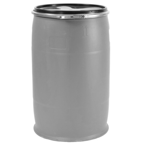 HDPE Plastic Container 220 Liter, Gray, Diameter 58 cm, Height 93 cm | AL-FURIDI FACTORY FOR PLASTIC INDUSTRIES