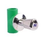 PPR Concealed Al-Munif Brand Valve Size 20 mm PN 25 Bar Green  Color