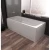 Acrylic Bathroom Bathtub Over The Tile Panel Size 80×170 cm, White Color