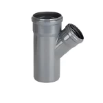 UPVC 45° Reducer Y Tee Size 250 mm, Length 560 mm, Grey Color | Cosmoplast