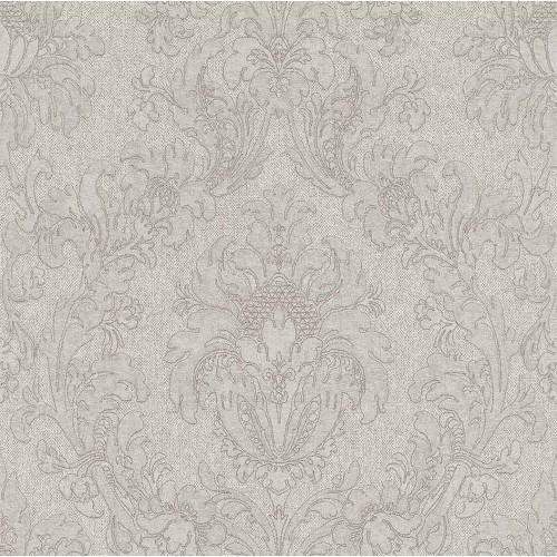 Italian Wall Covering 10m x 0.53m Pale Grey, Model 63023 | Balbaid Decor Company