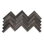 Wooden parquet, dark gray color, weight 21.75 kg, size 60x15x0.4 cm, model 383081