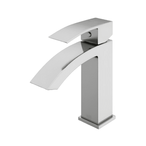 Modern Shalal Bath Washbasin Faucet 19 cm, Chrome | Albayt Alaniq Sanitary Tools