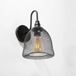 Black Wall Light 33 cm Height, 19 cm Width | 