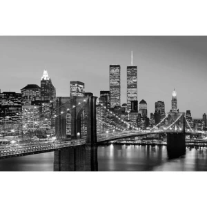 لوحة جدارية تصميم مدن 175سم ×115 سم لون رمادي | شركة بالبيد للديكور