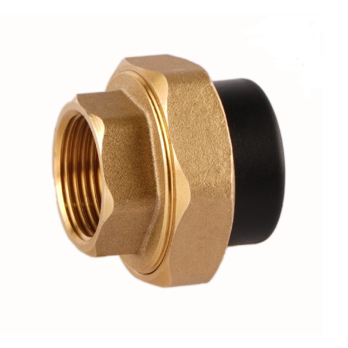 PPR Female Union Size 40 mm×1¼ inch Pressure 25 Bar Black | ALMUIF PIPES