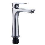 Automatic Middle Washbasin Faucet Brass, Chrome Color