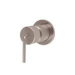 Italian One Way Concealed Shower Mixer, Matte Nickel Color, Maximum Pressure 5 bar, Weight 603 g