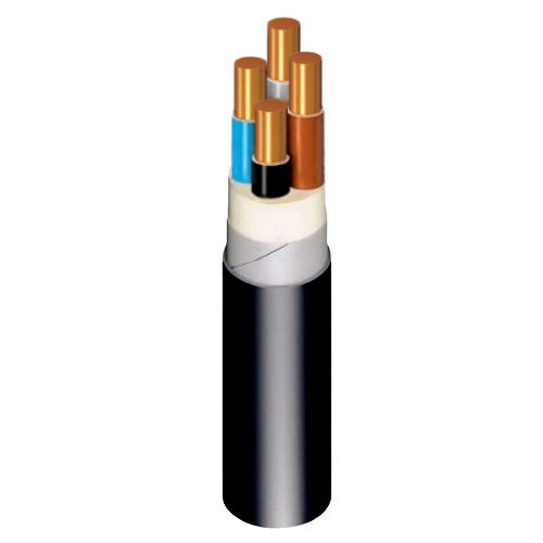 Solid Copper Cable 4x6mm 0.6/1kV STA Armored PVC Insulation | Riyadh Cables Group