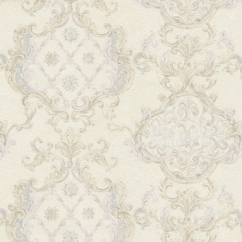 Italian Wallpaper Classic Design 10m x 1.06m, Light Beige | Balbaid Decor Company