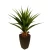 Artificial agave cactus, dimensions 70 cm, green color 