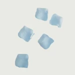 بتلات ورد صناعي لورين، ارتفاع 6 سم، قطر 7 سم، لون سماوي