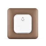 مفتاح جرس مفرد 10 أمبير، لون نحاسي، 7×7 سم، 250 فولت | سبكترا