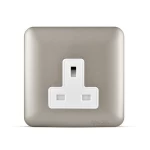 فيش مفرد 13 أمبير سبكترا، لون تيتانيوم، 7×7 سم، 250 فولت 