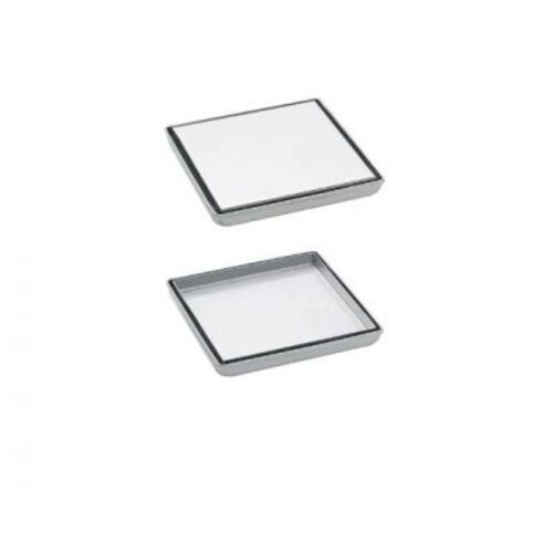 Bathroom Drain Cover 20x20 cm, Chrome Color | N167.502
