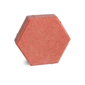 Hexagonal Interlock Paver Tiles Height 6 cm Size 197×113.7 mm Red Color | Artic