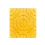 Cement Decorative Tile Unique Geometric Design, Length 40 cm, Width 40 cm, Height 5 cm, Yellow Color | Al Sarif Company