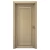 أبواب بريميوم خشبية عالية الجودة، لون بيج، مقاس 235 × 115 سم، سمك 6 سم، موديل EX07