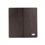 مفتاح مجوز أسود مطفي، قدرة 10 أمبير، فولت 220، مقاس 7×7 سم 