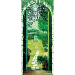 Mural Image Forest Design 86×200cm Green Color | Balbaid Decor Company