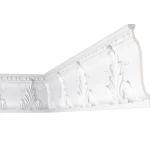 Classic Embossed Ceiling Foam, White Color, Size 200×9.7×22.3 cm