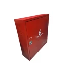 Flame cabinet red color, Size 80 cm × 80 cm × 23 cm