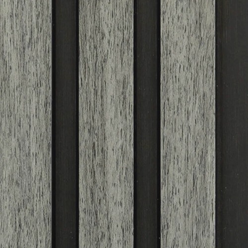 Corrugated Wood Replacement 12 x 290 cm Gray Color | Luxury line