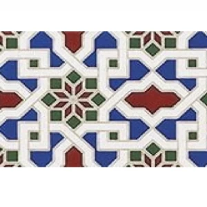 بلاط مغربي تيرا ريليف كوبالتو، مقاس 28 × 14 سم، سماكة 8.5 ملم | 