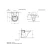 Hanging Wash Basin Size 47.5x61x18.5 cm, Off White Color | Saudi Ceramics - Image 2