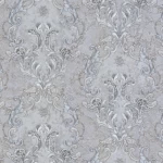 ورق جداري تصميم كلاسيك لون رمادي، طول 10 م، عرض1.06م، موديل 82815