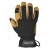 Military committee gloves, black and gold color, size (Large)