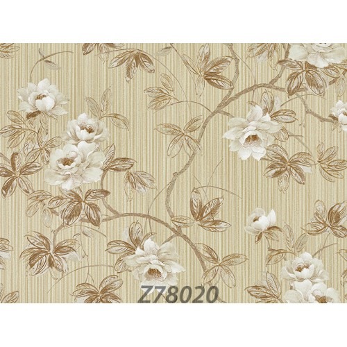 Wall Decoration Floral Design 10 m x 1.06 m Dark Beige | Balbaid Decor Company