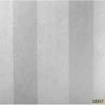 ورق جداري ايطالي لون رمادي تصميم مقلم، مقاس 10 م×0.53 م، موديل 225017VE