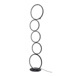 Tall Floor Lamp, Size 130 x 25 x 35 cm, Black Color.
