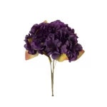 زهر صناعي ورد هيدرنجا، ارتفاع 144 سم، لون بنفسجى