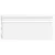 Skirting Polystyrene Length 2.4 m, Height 8 cm, White color, Model JU-8
