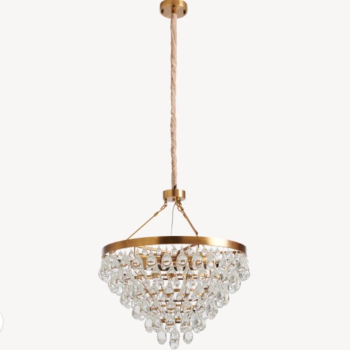 Ceiling Chandelier Modern Design 40 cm Height 80x80 cm Copper | Abyat Company