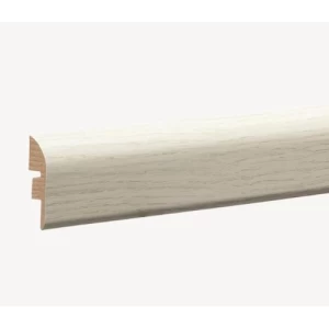 Liguria Ivory Siklo Wood Fiber Skirting, Size 240x4.5x1.2 cm, Model 487135 | Abyat Company
